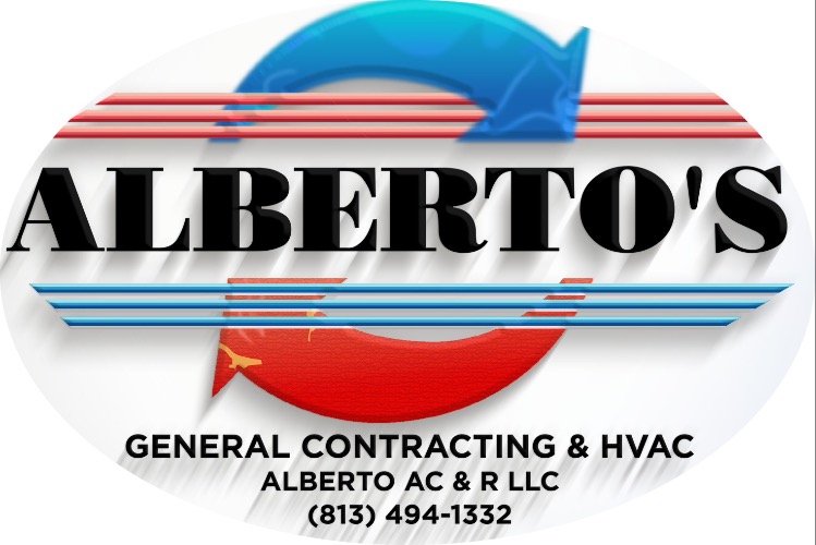Alberto AC and R, LLC emblem: a blue arrow and a red arrow turning in a loop around the name.